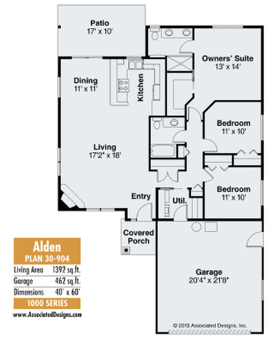 House Plans Alden has secure look