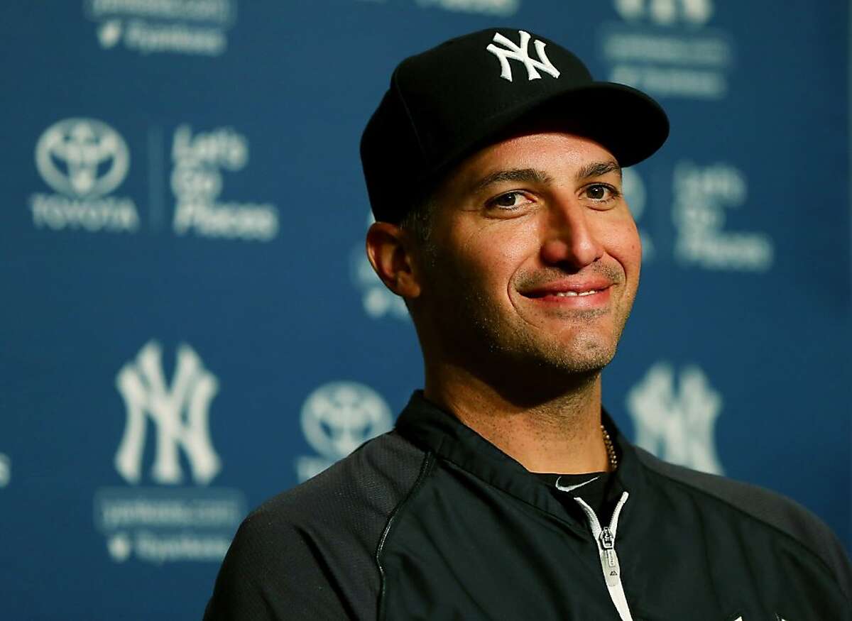 NEW YORK, NY - SEPTEMBER 20: Andy Pettitte #46 of the New York Yankees announces his retirement during a press conference before the game against the San Francisco Giants on September 20, 2013 at Yankee Stadium in the Bronx borough of New York City. Pettitte will retire at the end of the season. (Photo by Elsa/Getty Images)