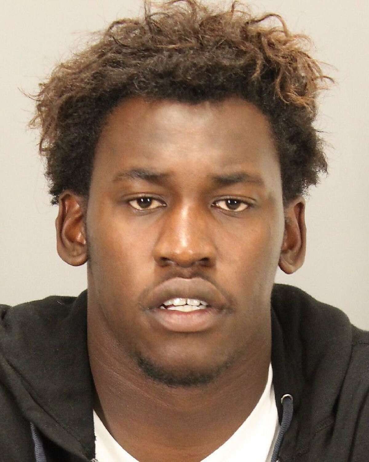 Aldon Smith is seen in this photo provided by the San Jose Police Department after an arrest while he was a member of the 49ers.