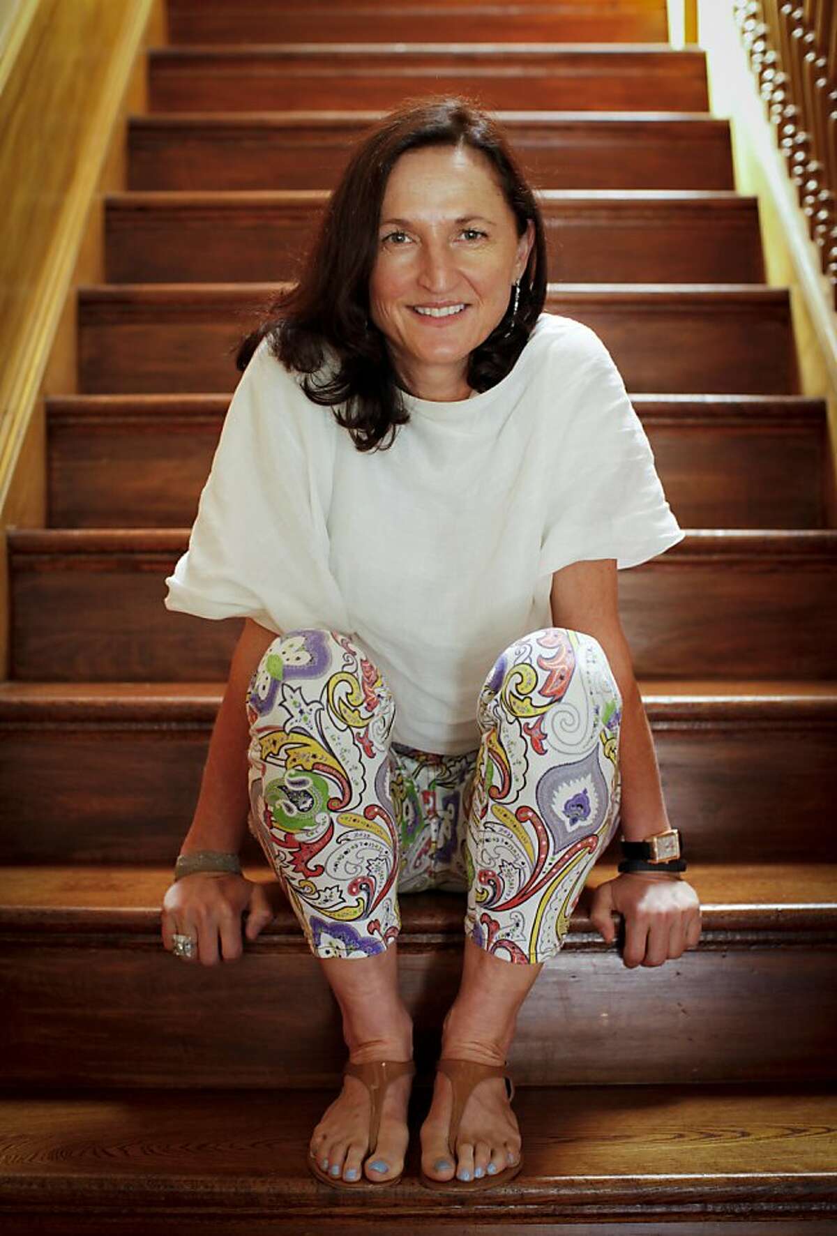 Margit Wennmachers, a venture capitalist at Andreessen Horowitz, is seen in her San Francisco, Calif., home on Wednesday, July 3, 2013.