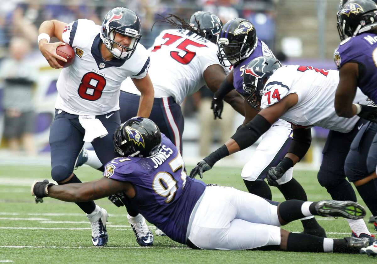 Schaub's shaky start causes concern for Texans