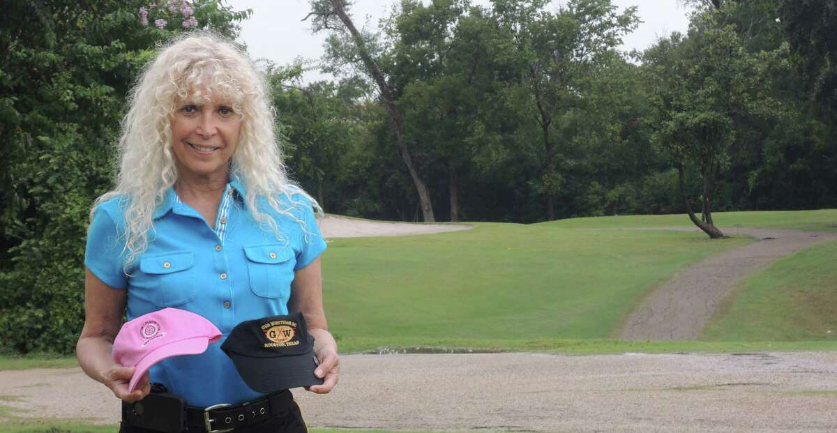 Reni, who heads Friends of Gus Wortham, holds the hats of the course's past (as Houston Country Club) and present (a municipal golf tract).