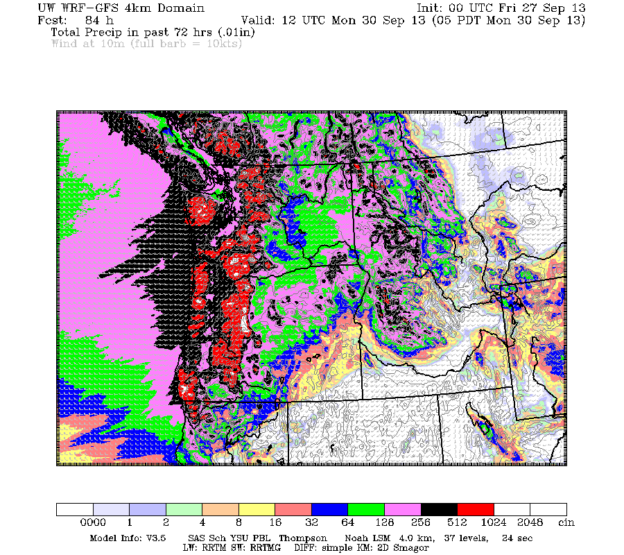 Record rainfall in the forecast