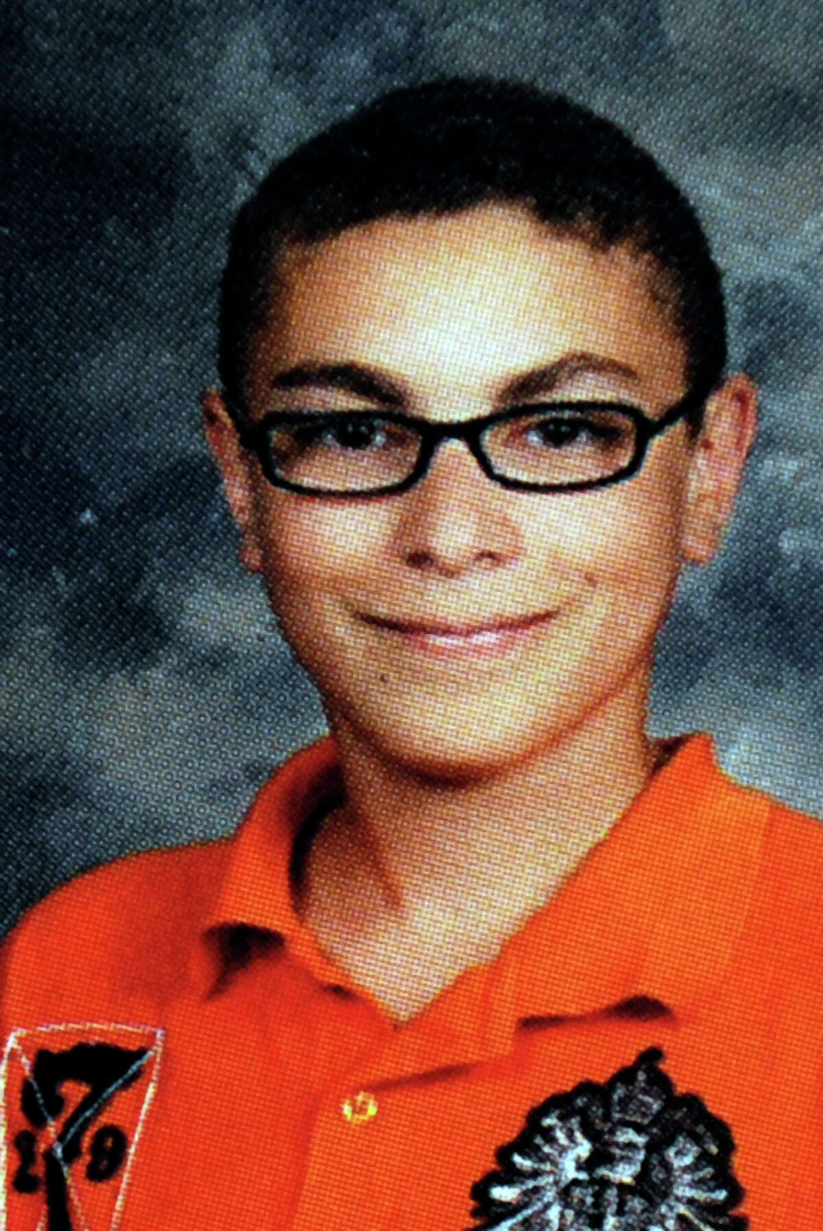 Tyler Guliano as he appeared in the 2012 New Fairfield High School yearbook.