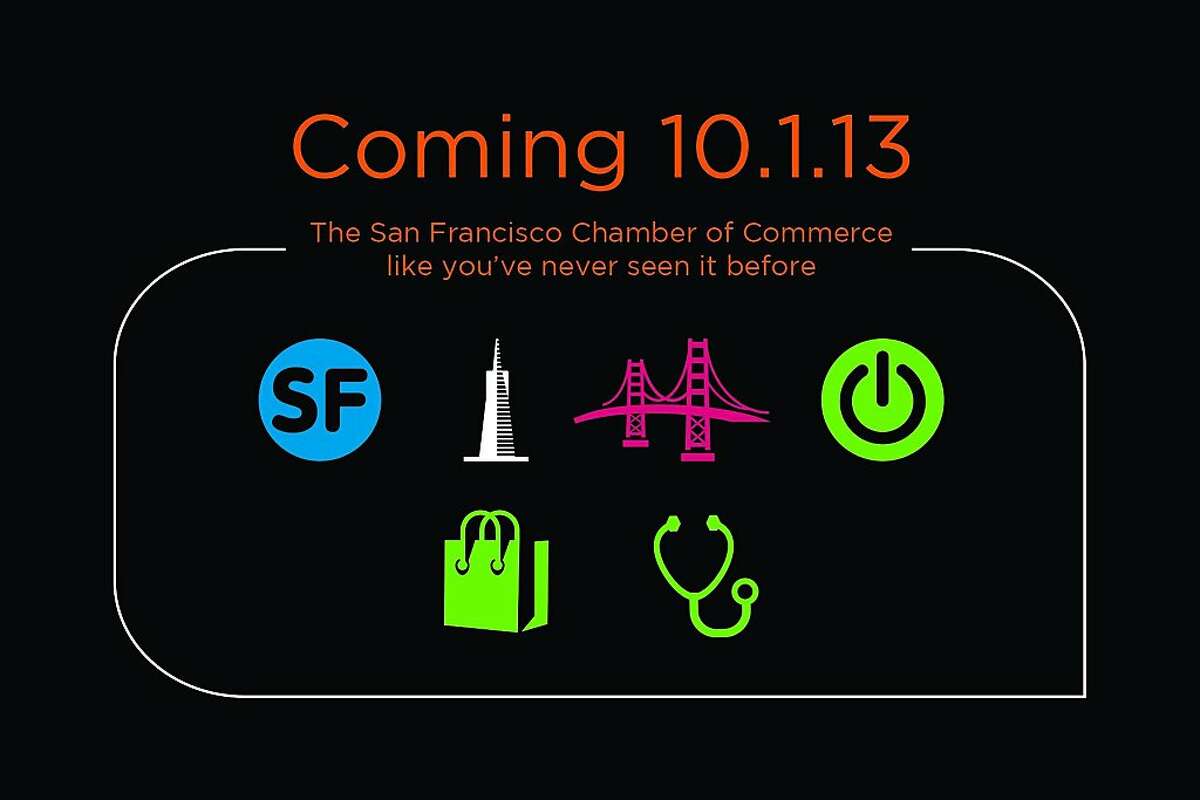 Icons included in the San Francisco Chamber of Commerce s new logo to unveiled on Tuesday.