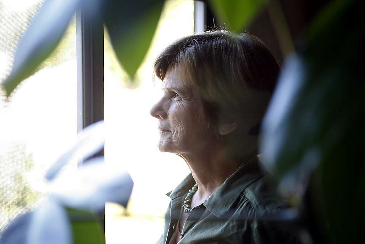 Ann Kneeland, a Christian Science health practitioner who may have to opt-out of Obama Care, poses for a portrait outside her office in San Rafael, CA Friday September 27, 2013.