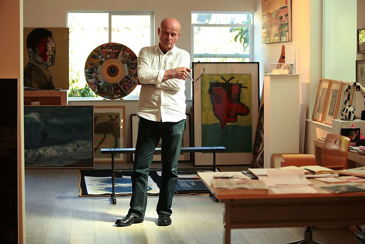Gallery owner Jack Fischer recently moved his gallery from downtown to the 'Potrero Flats' area of San Francisco, California, on Thursday, September 19, 2013.