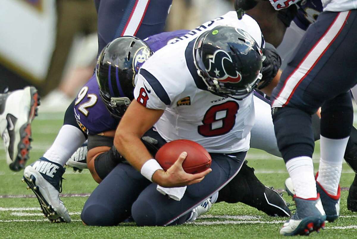 Texans fans burn QB Matt Schaub replica jersey after loss to Seahawks