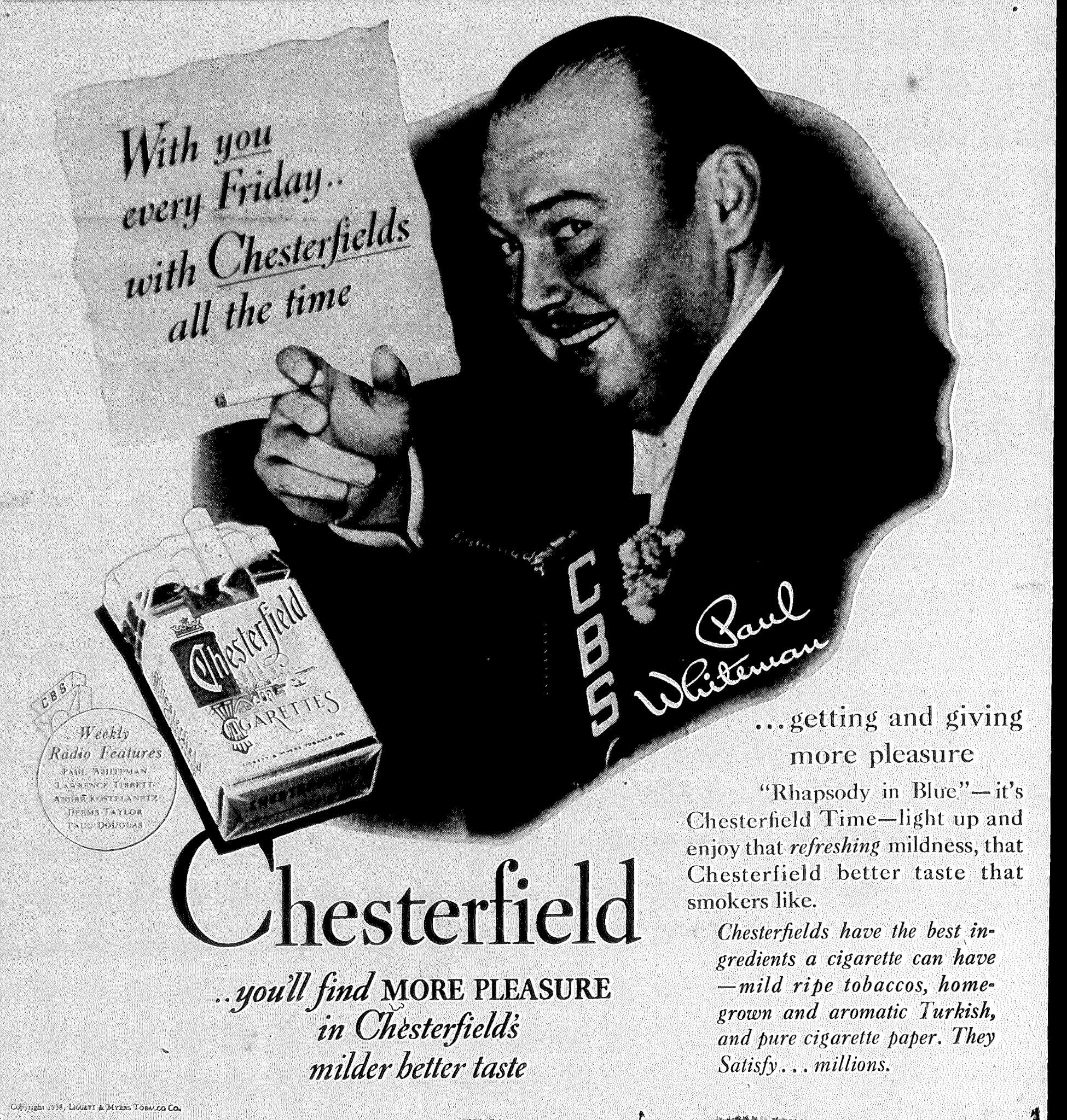 Vintage magazine ad CHESTERFIELD 1948 Ted Williams Stan Musial Joe