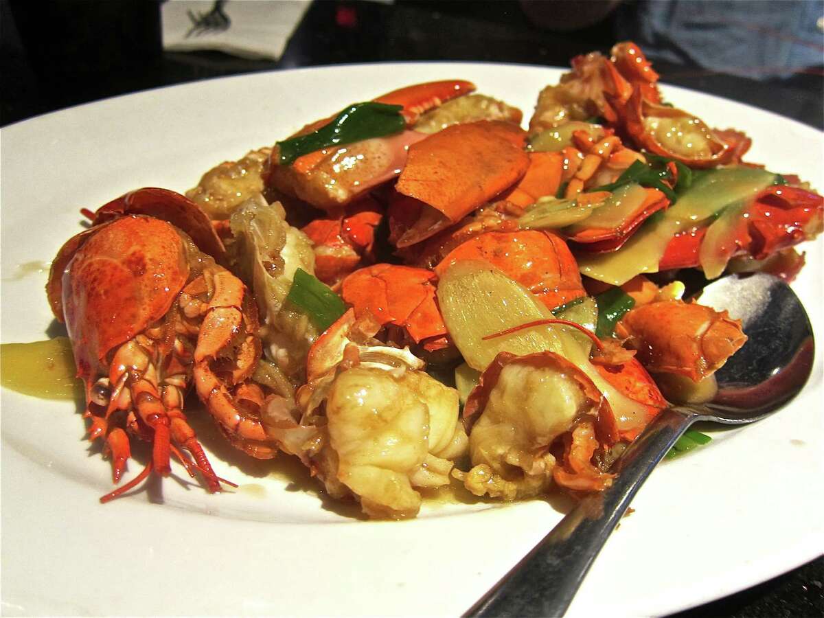 Whole lobster with ginger and scallion is a hit at Hai Cang.