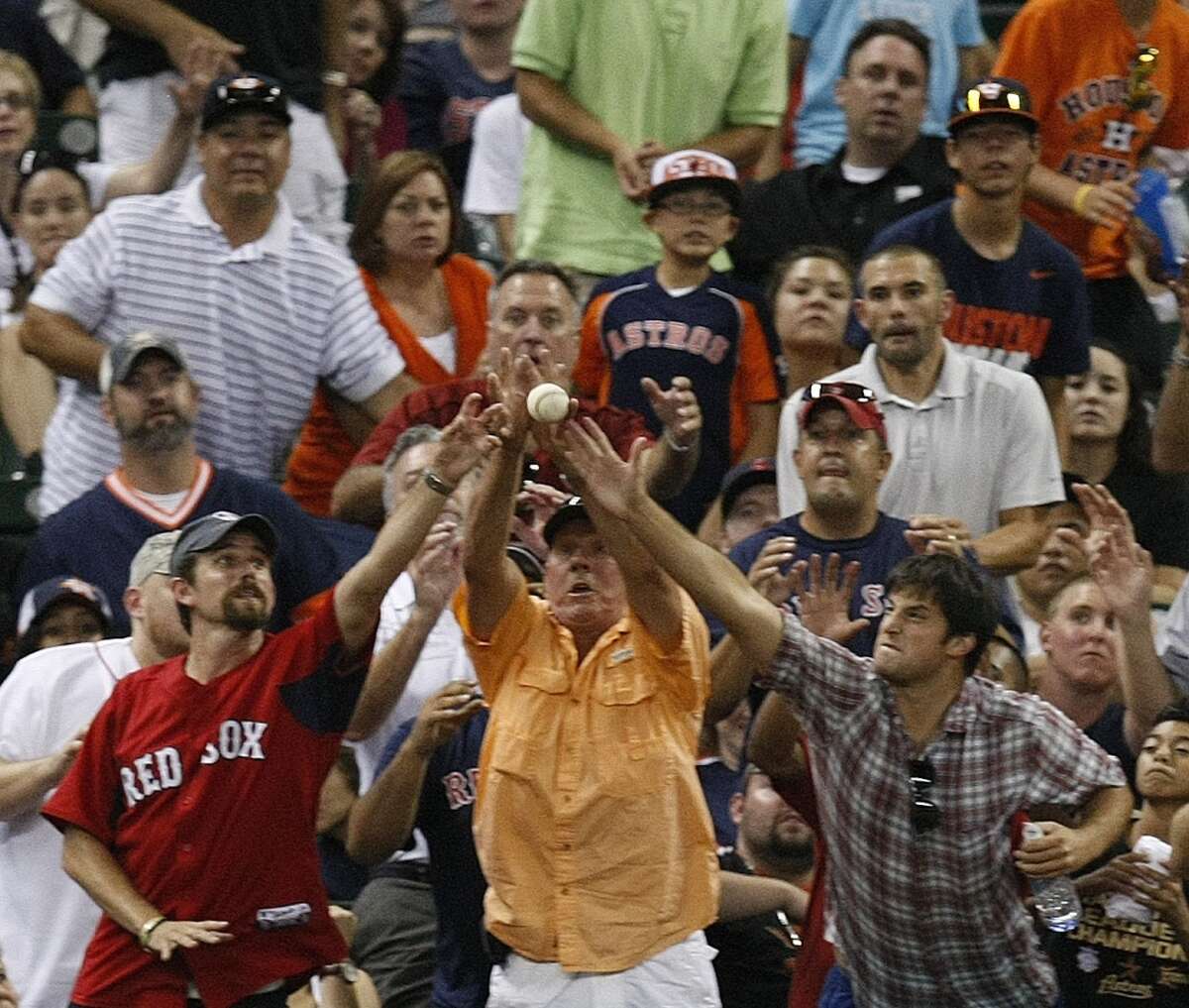 MLB: Boston Red Sox They started showing up in droves after the Red Sox ended an 86-year championship drought in 2004. Remember the horrific moment when the Astros played Red Sox anthem "Sweet Caroline" at Minute Maid Park during a Boston visit overrun with Red Sox fans? It's like the Red Sox lost their identity when they started winning championships and attracting bandwagon fans.