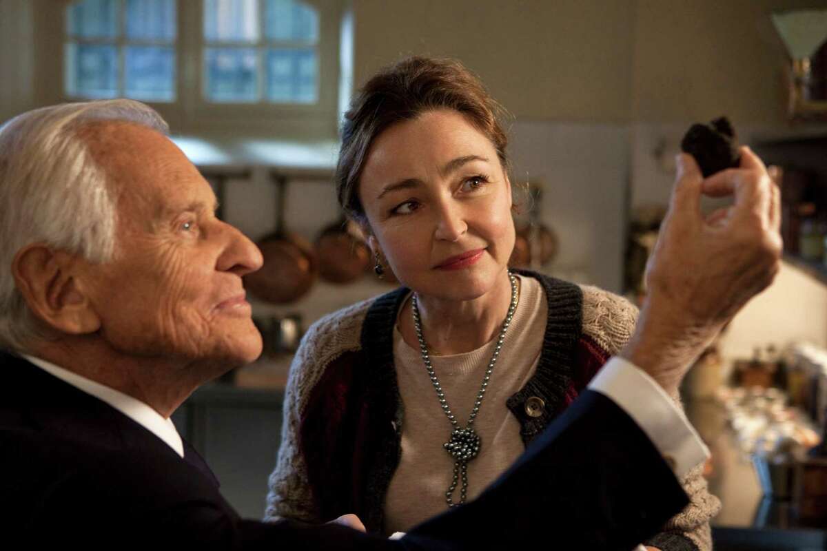 Thibault Grabherr/The Weinstein Company (L to R) JEAN d"ORMESSON and CATHERINE FROT star in HAUTE CUISINE