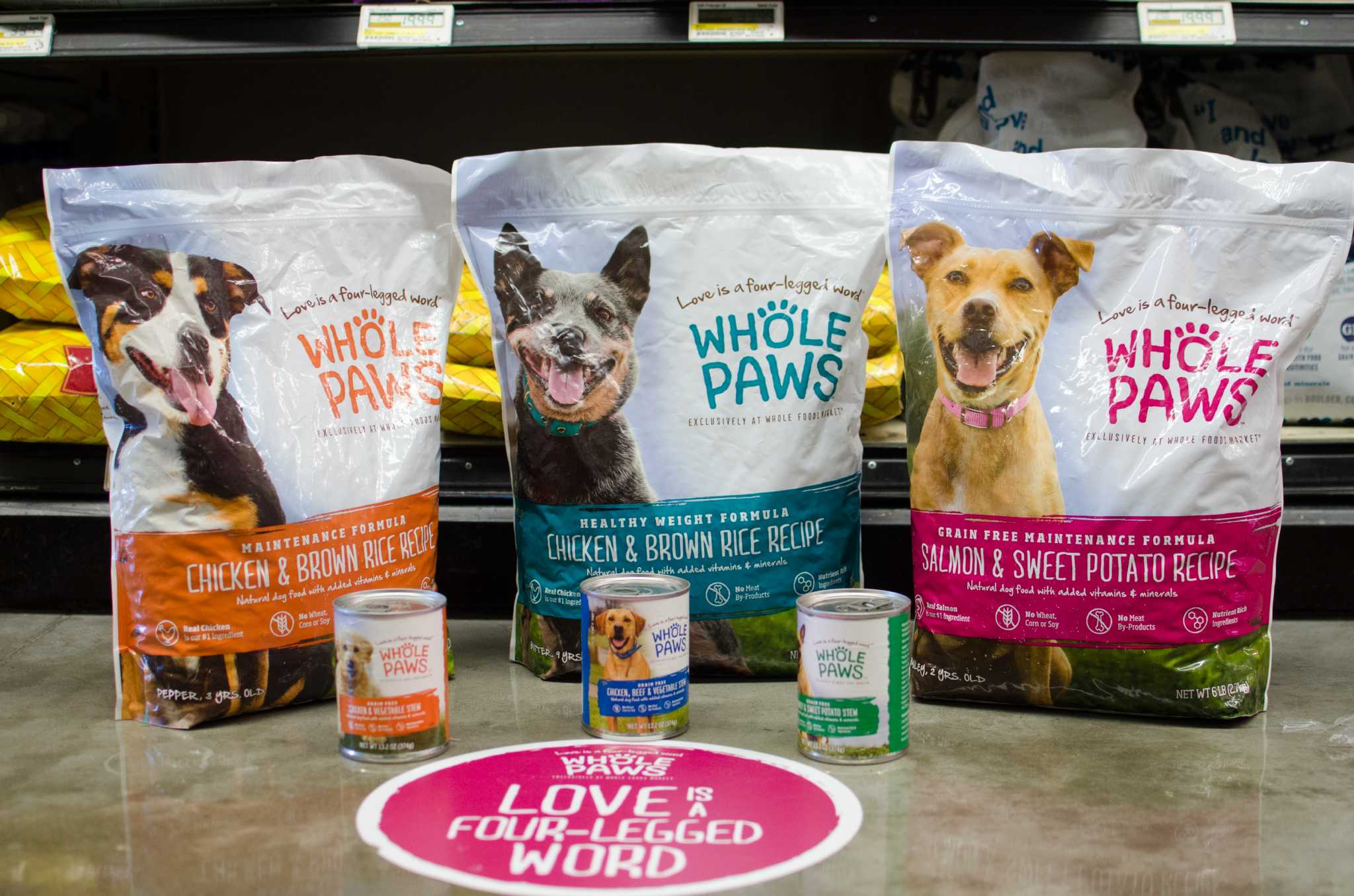 Whole paws 2024 dog food ingredients