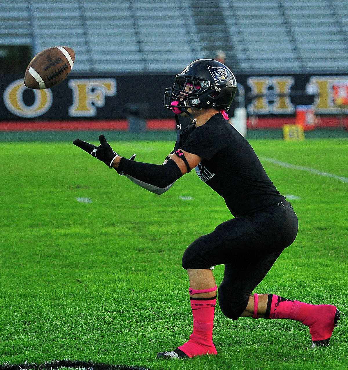 Pink gear for athletes is now cool to wear, also has significance