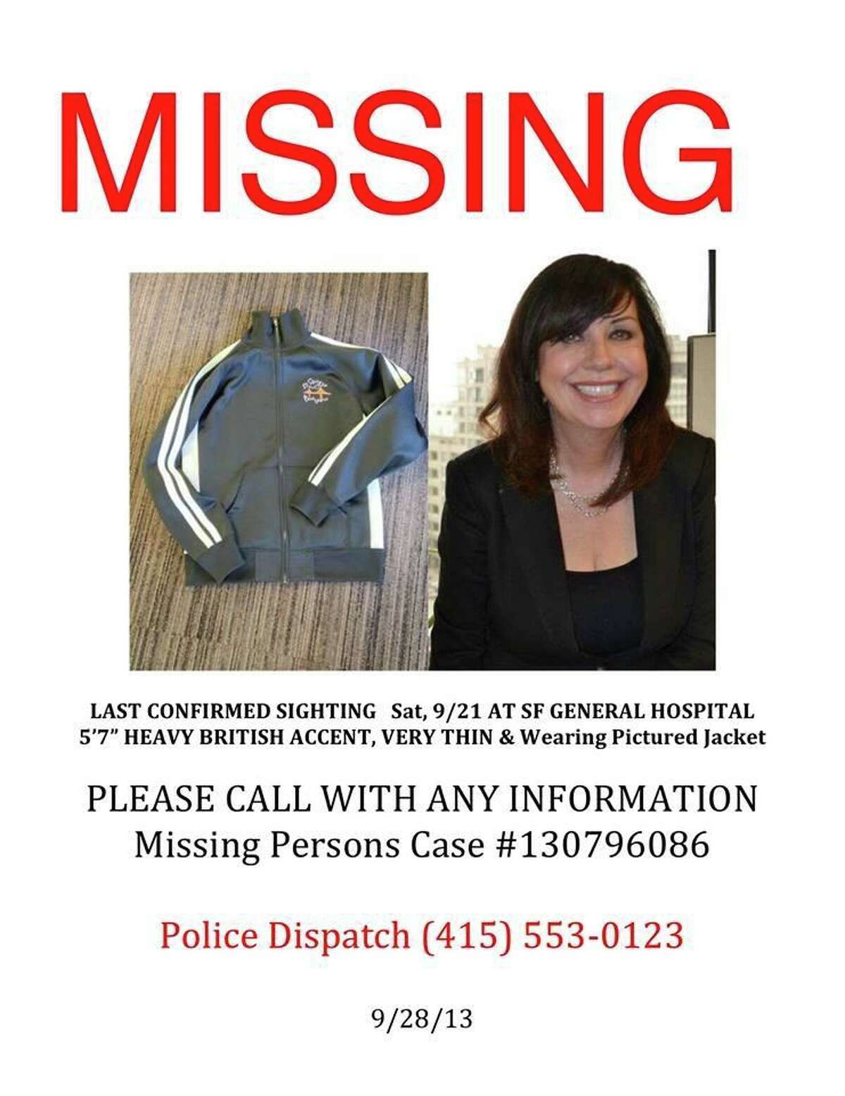 This "missing" flyer for Lynne Spalding was posted by neighbors around her York Street neighborhood.
