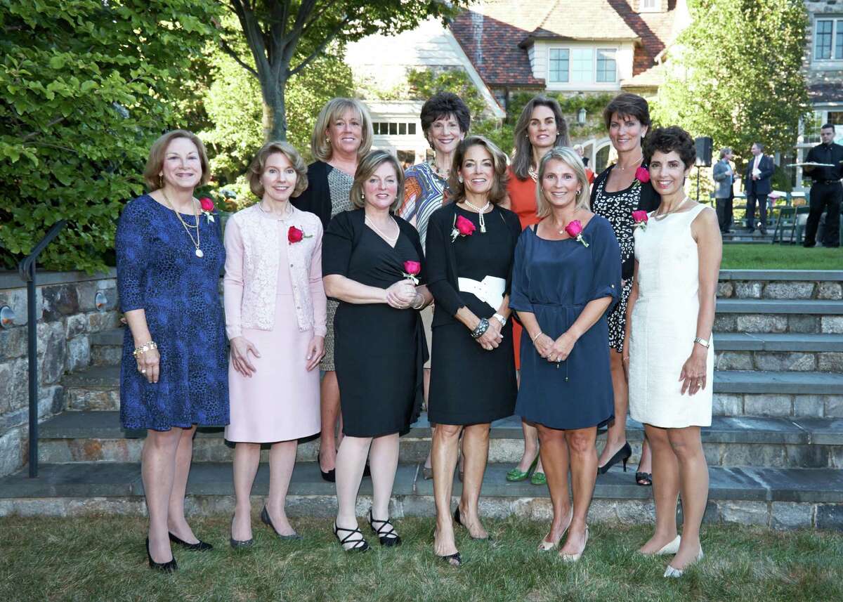 The YWCA 2013 Spirit of Greenwich Awards honorees were: front Row, from left, Susan V. Mahoney, Karen S. Keegan, Debbie Siciliano, Anne S. Harrison, Michele L. Smith, and Diane M. Blanchard; Back row, from left, are Susan V. Arturi, Jane M. Batkin, Anne Wallace Juge and Heather Wise.