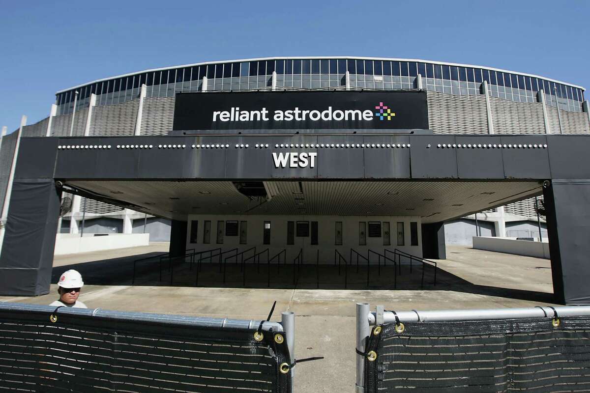 The site work and removal of ticket booths, concrete stairs, ramps and transmission lines has begun at Reliant Astrodome the 8th Wonder of the World Tuesday, Oct. 8, 2013, in Houston.