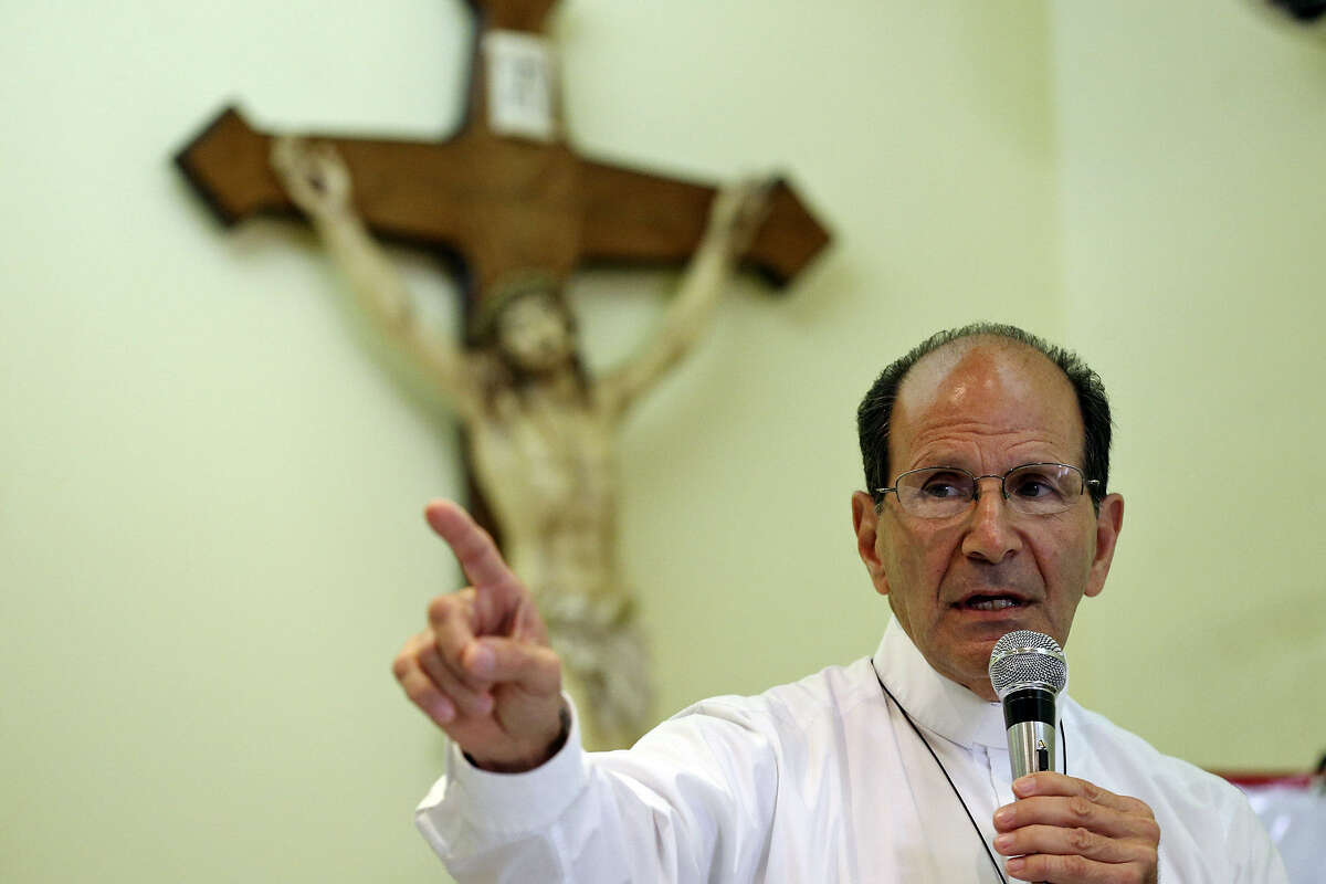 The Rev. Alejandro Solalinde Guerra speaks during a recent conference on immigrants in Matamoros, Mexico. A reader says a recent Express-News article detailing the dangers immigrants face after deportation ignores the fact that the undocumented brought the trouble on themselves by entering the U.S. illegally.