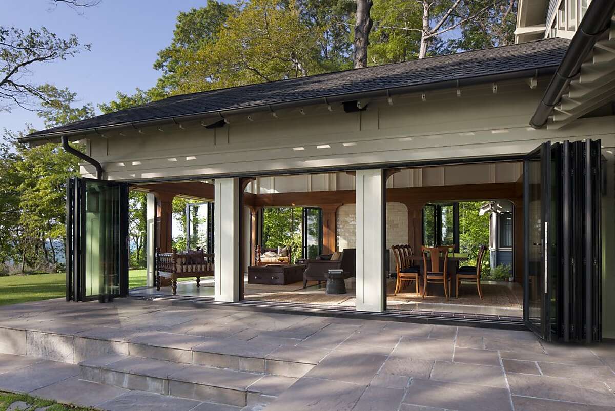 Sliding glass walls blend efficiency, esthetics