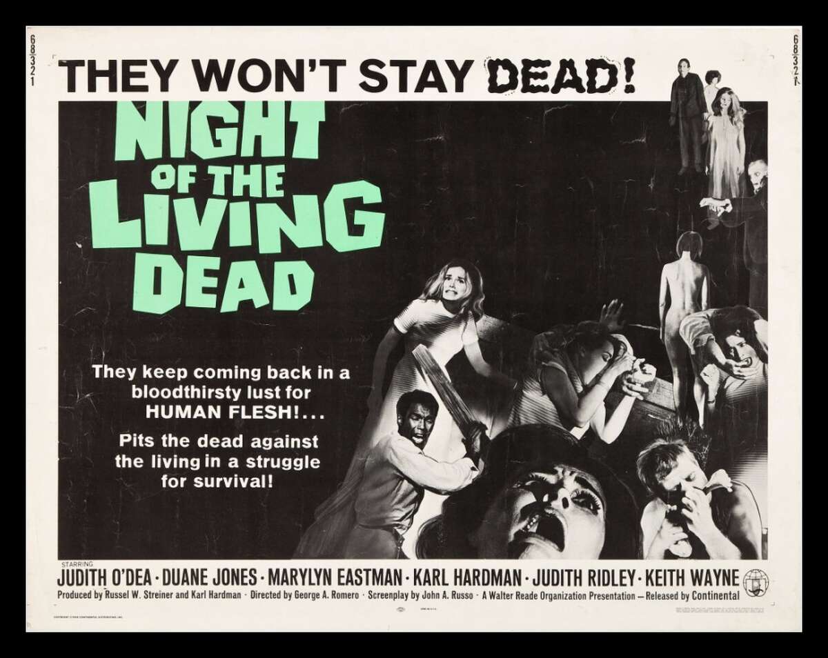 The 1968 film that started it all. Romero's original zombie flick featured Judith O'Dea and Duane Jones as unfortunate survivors of a zombie outbreak in rural Pennsylvania. Unlike the big budget zombie films of today, the cause of the outbreak is left by the wayside as the film depicts gory, violent scenes of zombies eating the living. Not only did the film gross $18 million on a $100k budget, it also kick-started the entire pop-culture fascination with zombies.