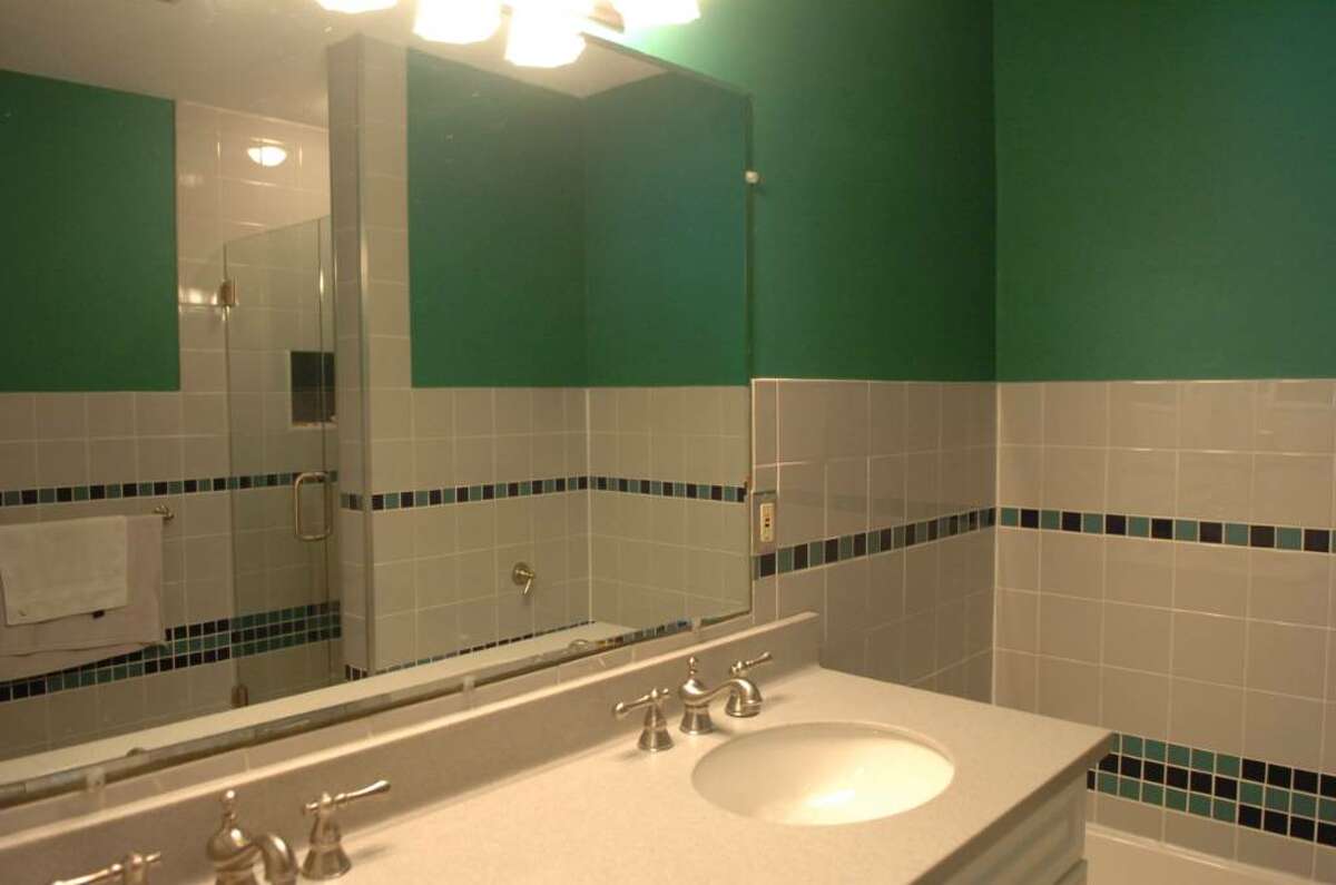 The bathroom at the condominium at 150 Prospect Street, Unit 27 in Greenwich. It is on the market for $524,000 on Wednesday, January 20, 2010, and is considered affordable.