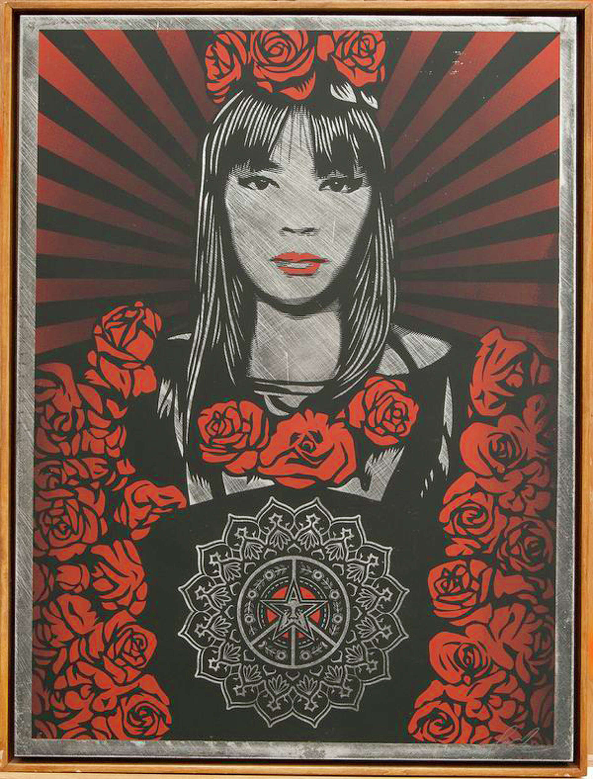Works by 'Obey' artist Shepard Fairey on view in Greenwich