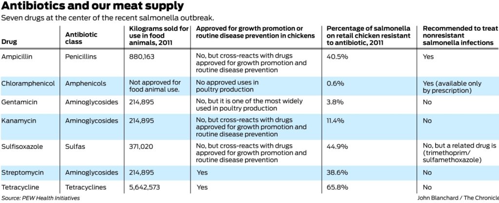 Warnings As Salmonella Strains Resist Antibiotics