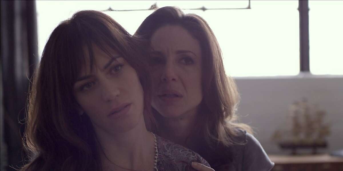 Robin Weigert and Maggie Siff in CONCUSSION.