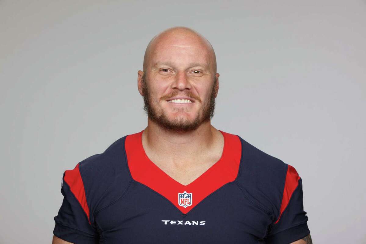 This is a 2013 photo of Chris Myers of the Houston Texans NFL football team. This image reflects the Houston Texans active roster as of Thursday, June 20, 2013 when this image was taken. (AP Photo)