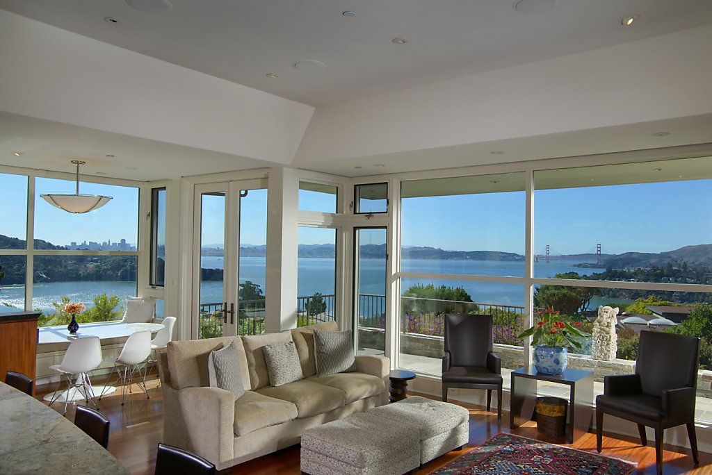 Tiburon home boasts sweeping views from southern exposures