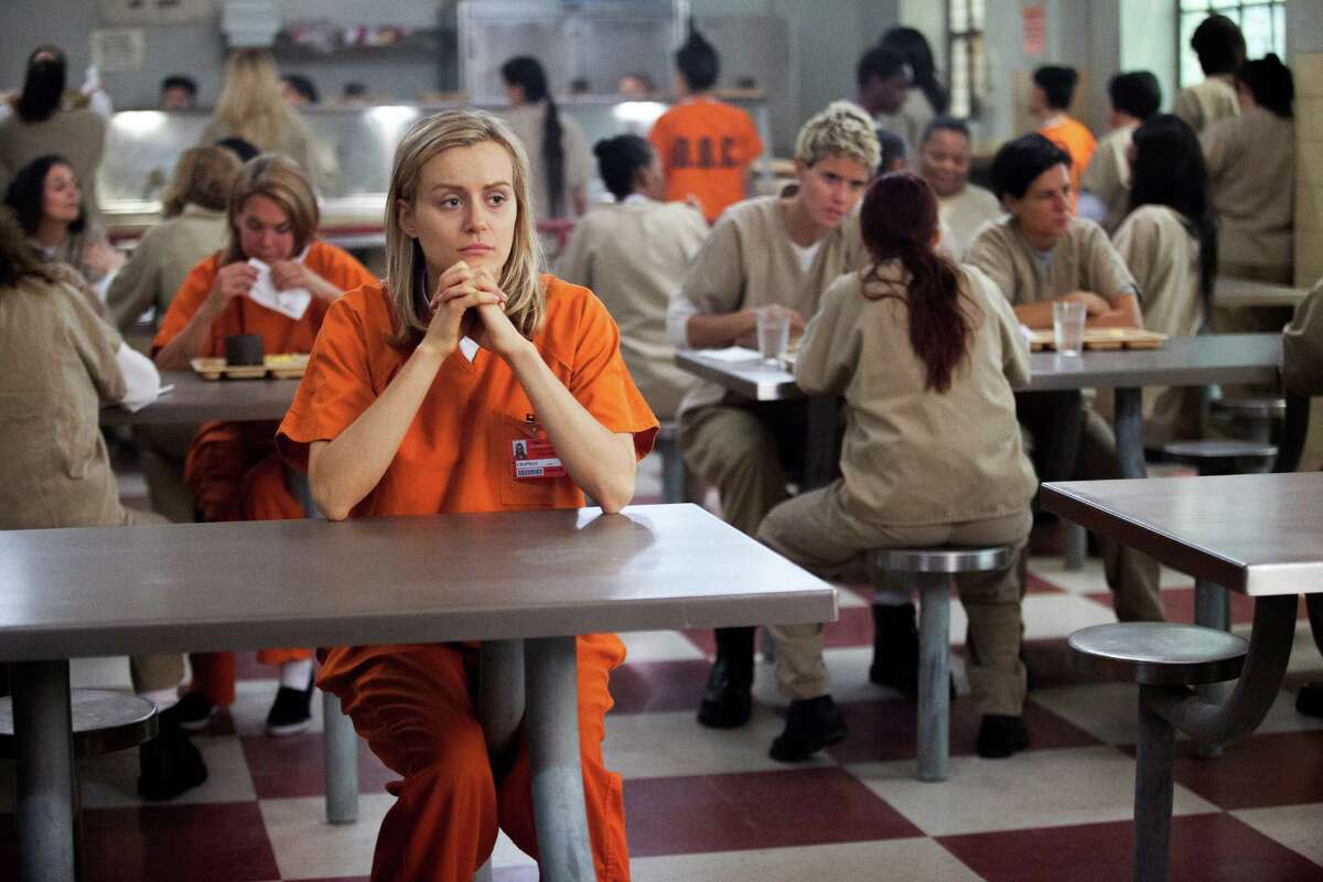 Above: Taylor Schilling stars in Netflix’s "Orange is the New Black,&q...