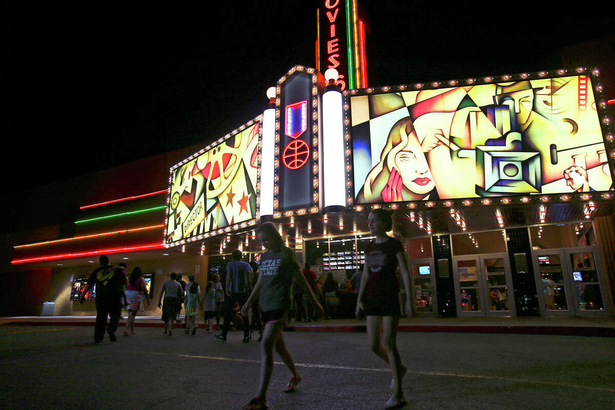 Inside the Santikos Casa Blanca Theater and bowling alley complex ...