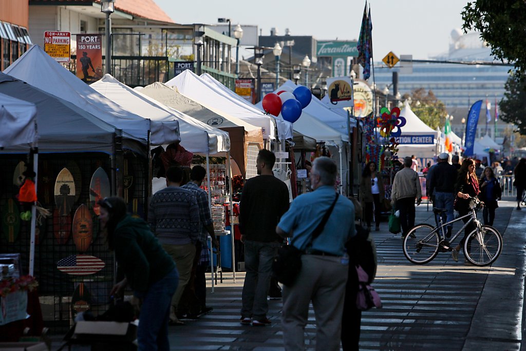 S.F. Wharf Fest stands in for Fleet Week