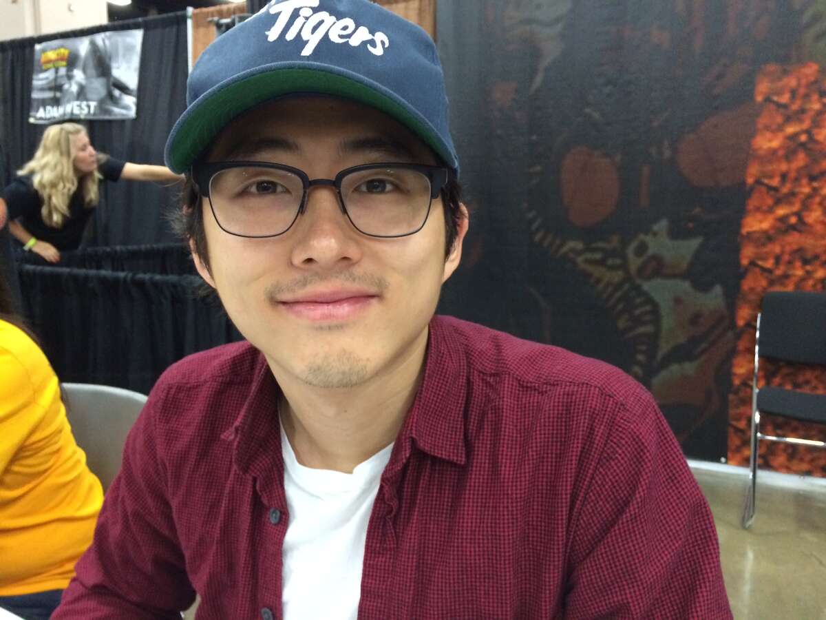 Steven Yeun during the last day of the Alamo City Comic Con 2013.
