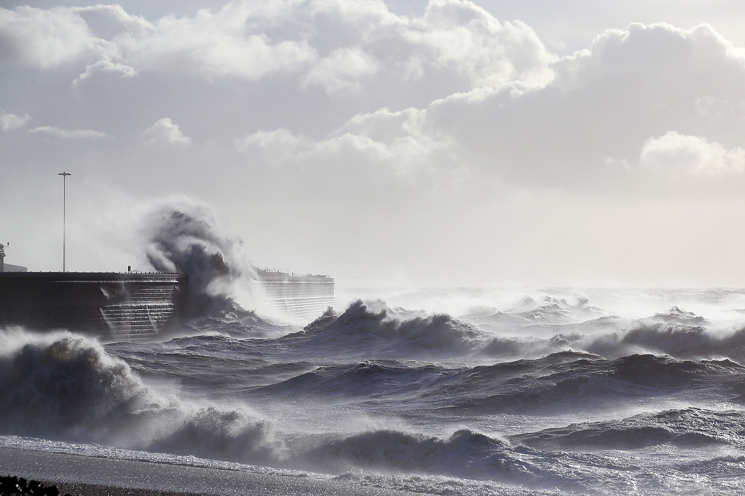 Hurricane Force Winds Batter England