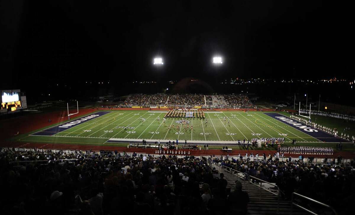 Port Neches-Groves and Nederland High Schoo meet for the legendary Mid County Madness football game at PN-G High School on Friday, October 19, 2012. Photo taken: Randy Edwards/The Enterprise