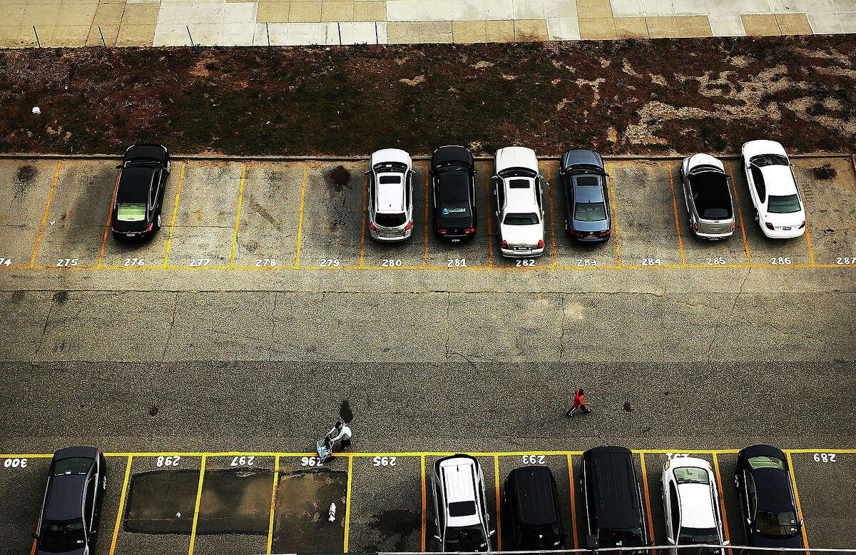 Cars sit in a parking lot on October 20, 2013, in the Rockaway neighborhood, of the Queens borough of New York City. Hurricane Sandy made landfall on October 29, 2012 near Brigantine, New Jersey and affected 24 states from Florida to Maine and cost the country an estimated $65 billion.