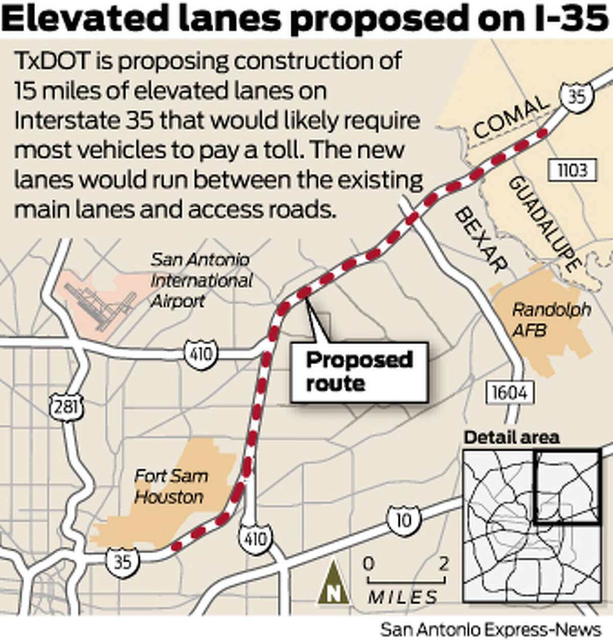 Tolls could be part of new lanes for I-35