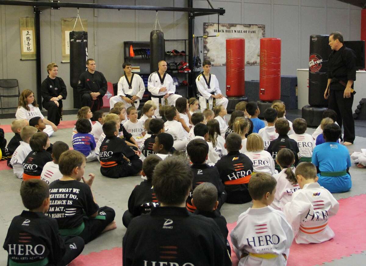 Hero teaches martial arts to build character