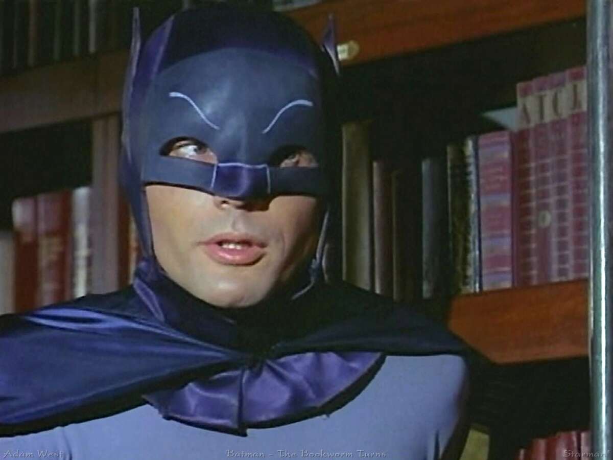 Adam West was Batman in the 1960s TV series being released on DVD. Now West, below, now does comedy and voice-overs.