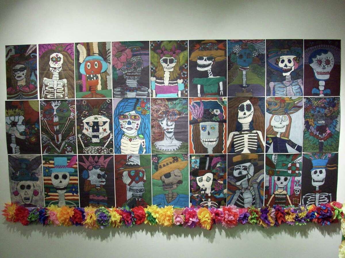 Students embrace Day of the Dead art projects