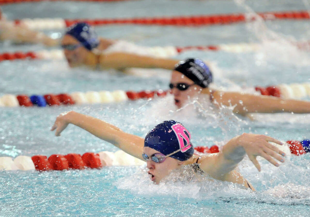 Abel And Bullock Shine At Girls Swimming Fciac's