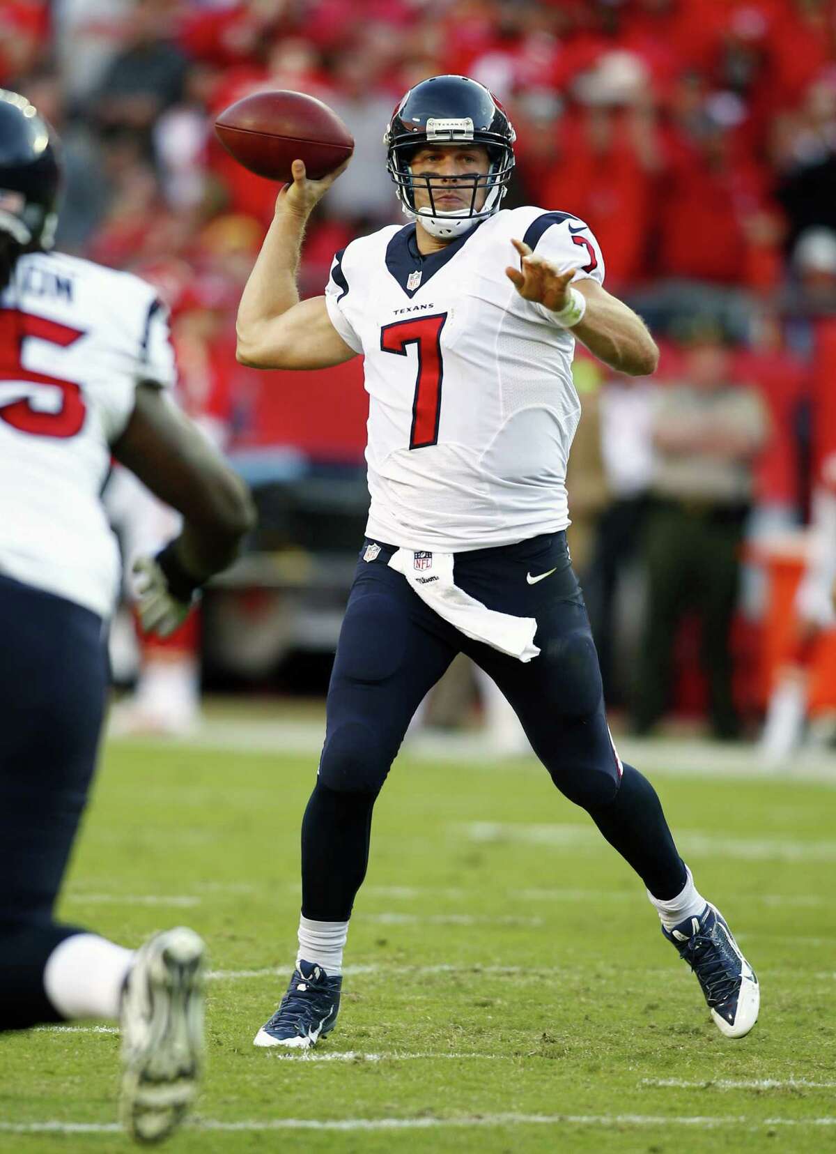 Case Keenum will make his second start when the Texans face Andrew Luck and the Colts on Sunday.