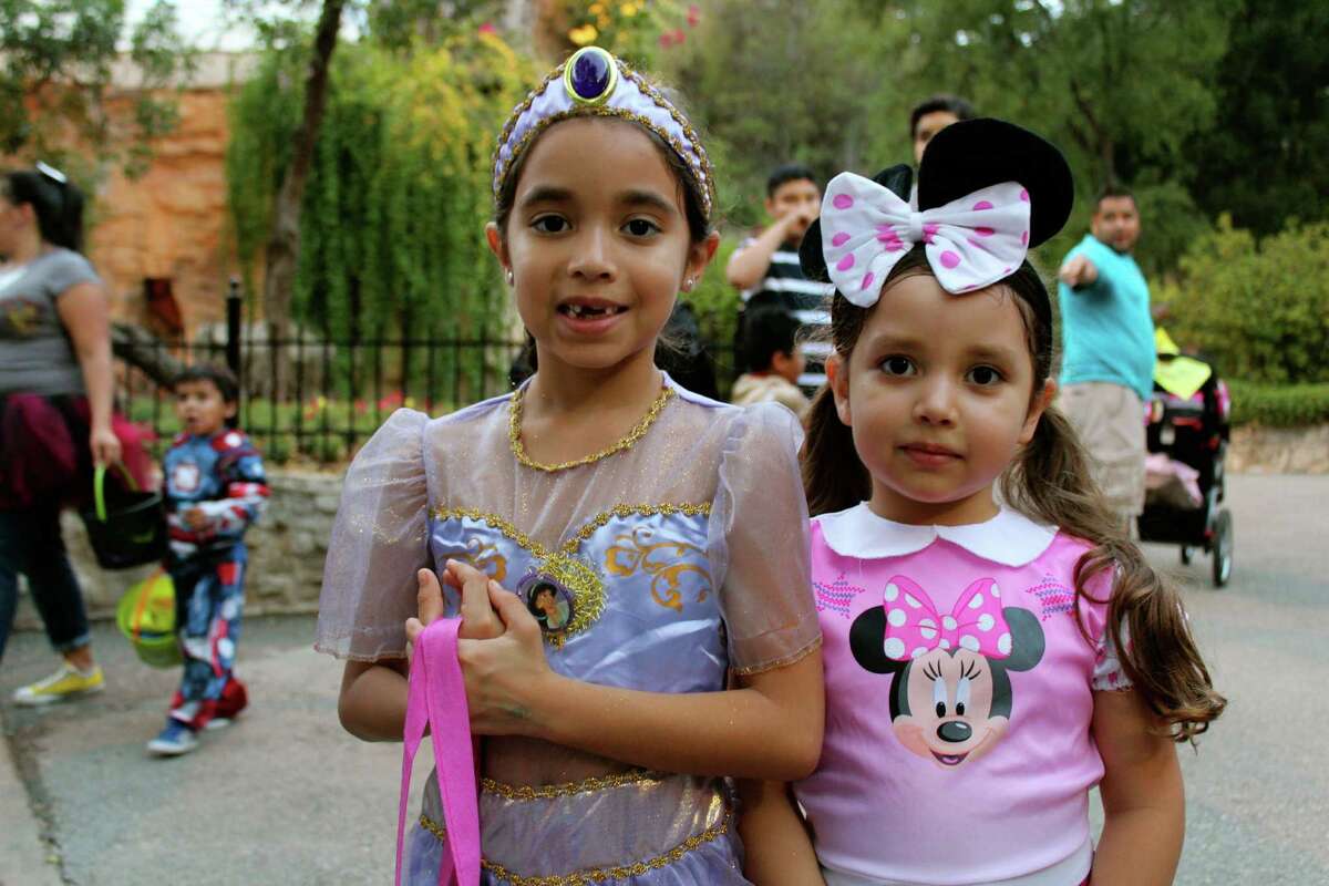 Costumed revelers turned out Wednesday, Oct. 30, 2013, for Zoo Boo at the San Antonio Zoo.