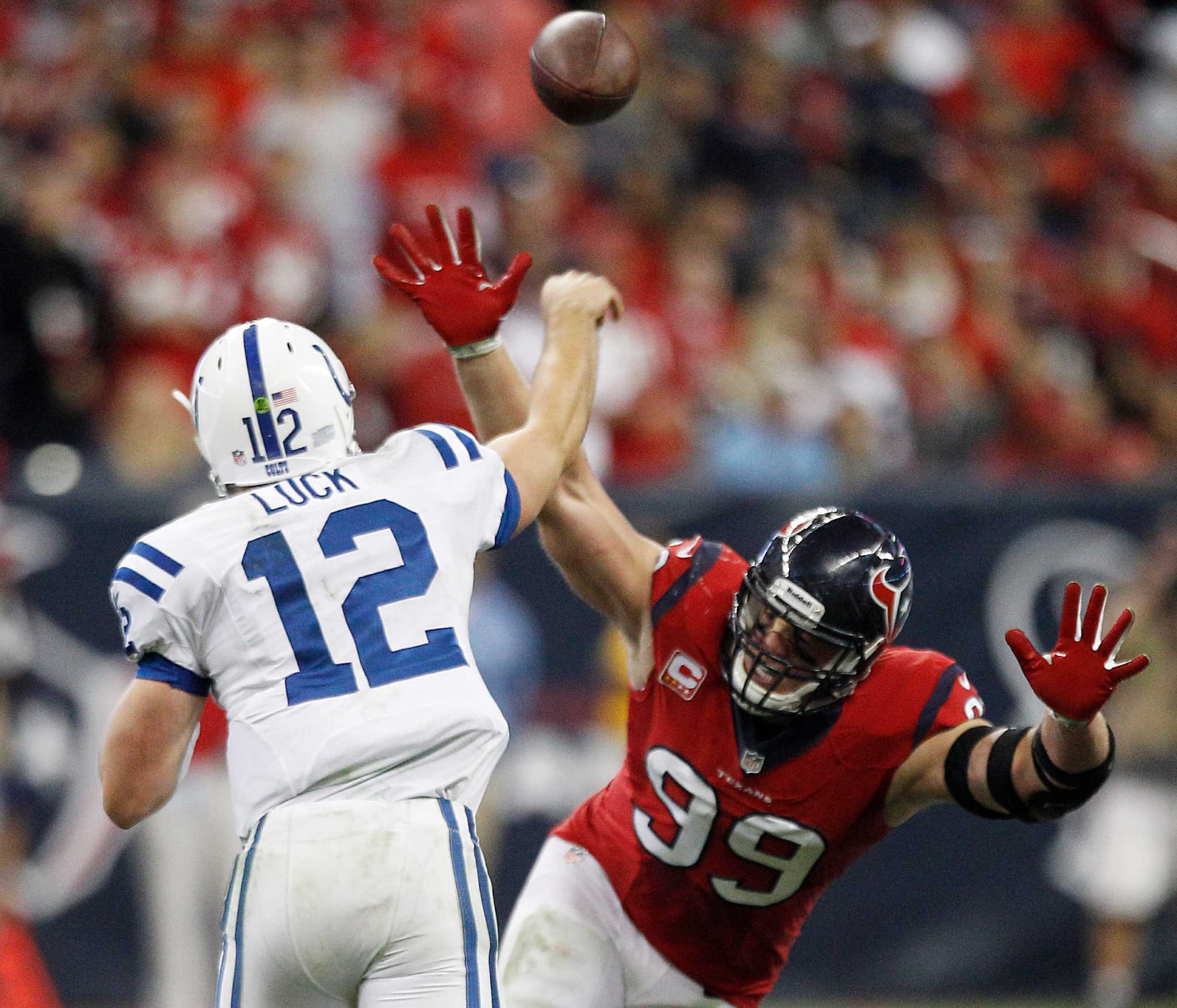 Flustered Tom Brady & Peyton Manning cannot keep up with Texans