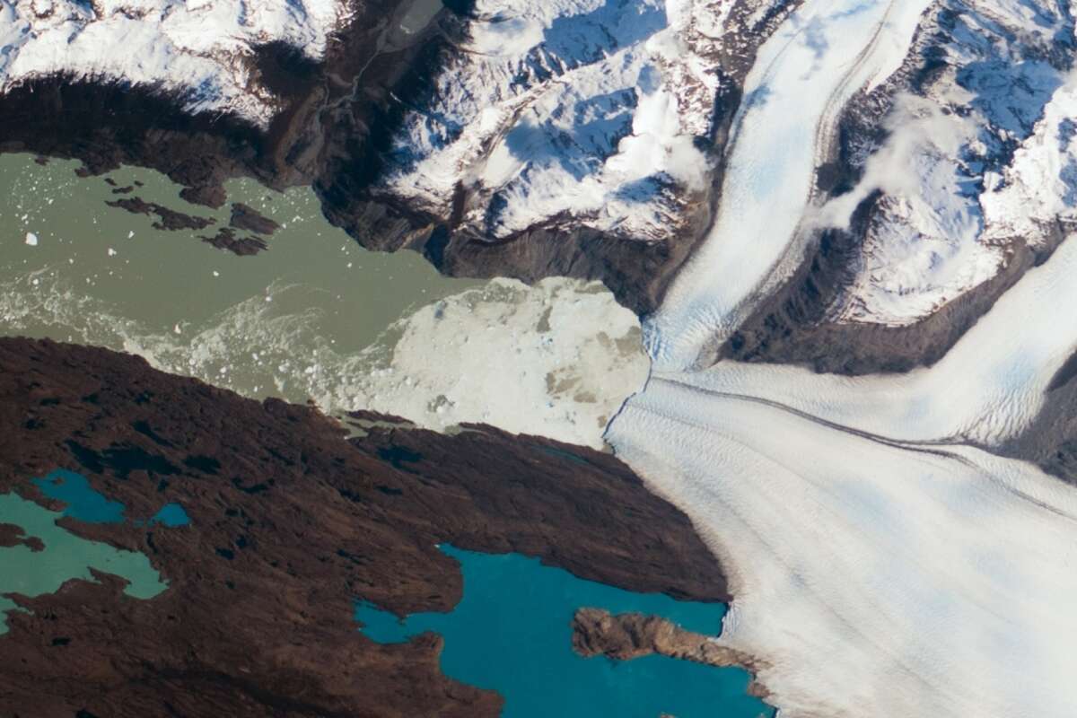 NASA photos of glacial retreat