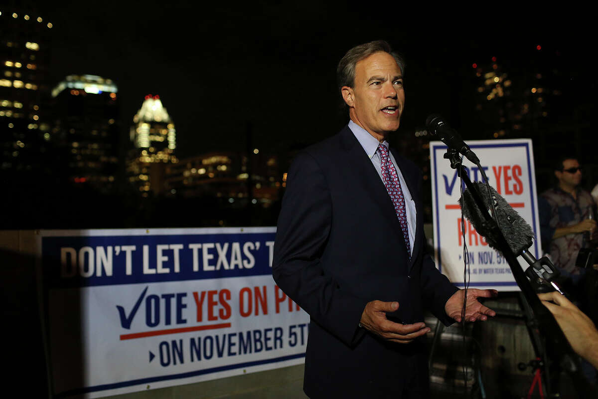 Joe Straus, speaker of the Texas House, led the drive for Proposition 6 and hailed Tuesday's vote as "a good night for Texas."