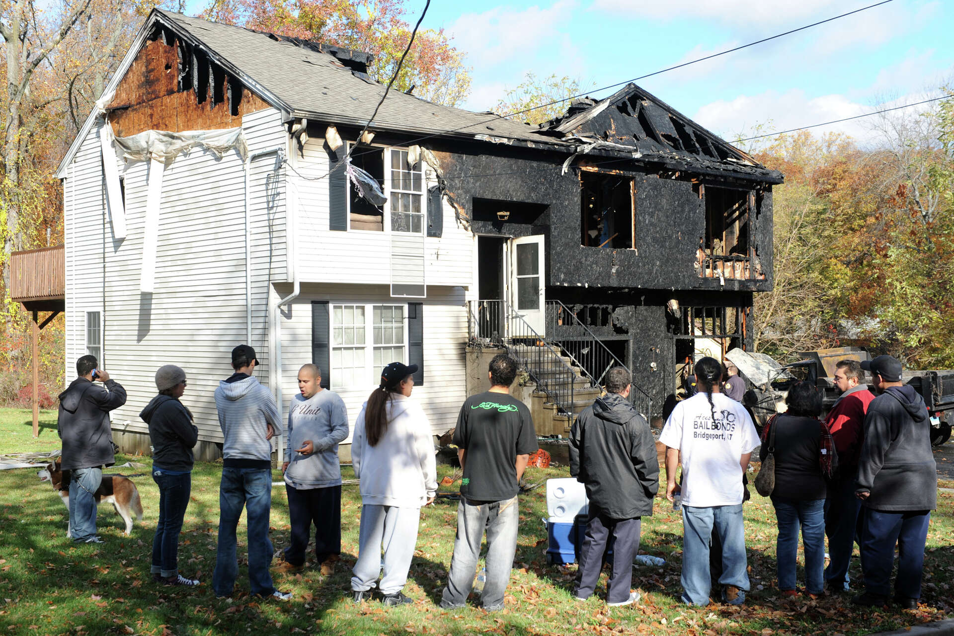 Fire heavily damages Bridgeport house
