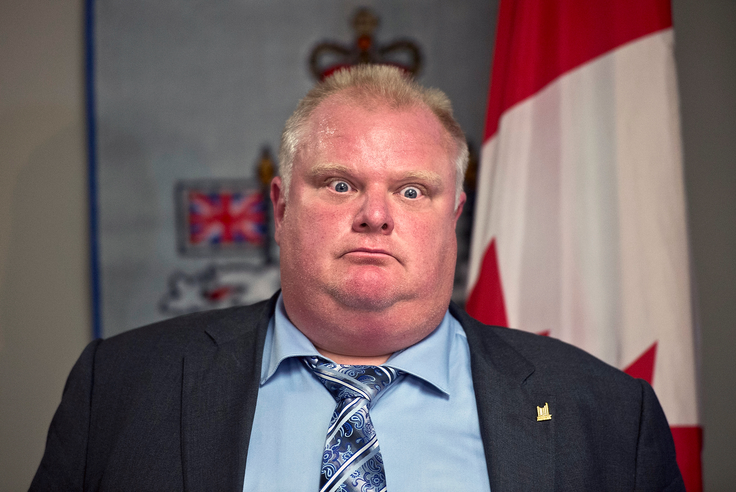 The best photos of Rob Ford holding things