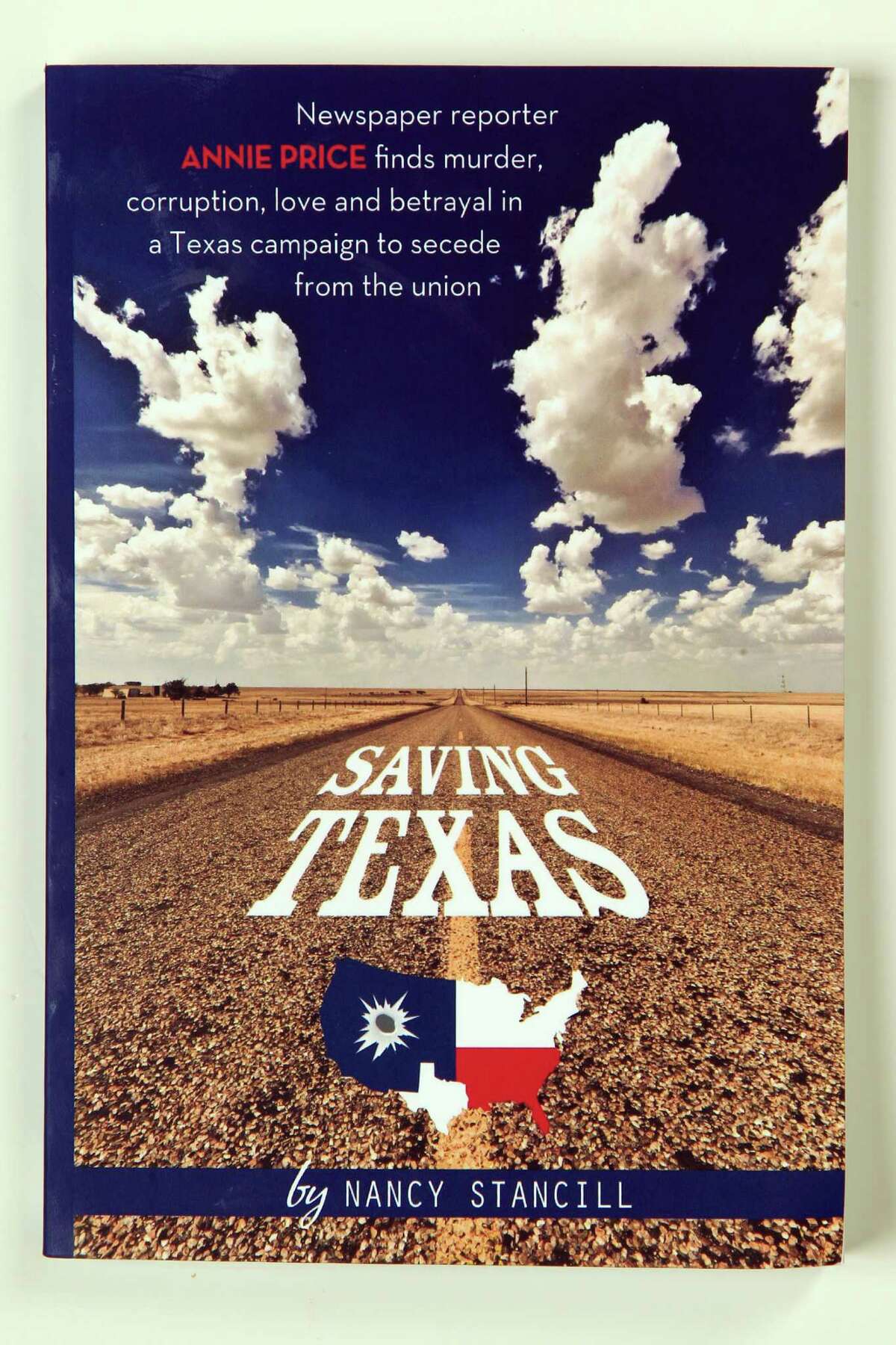 Nancy Stancill has written a murder mystery book based in Texas called Saving Texas on Tuesday, Oct. 22, 2013, in Houston. ( Mayra Beltran / Houston Chronicle )